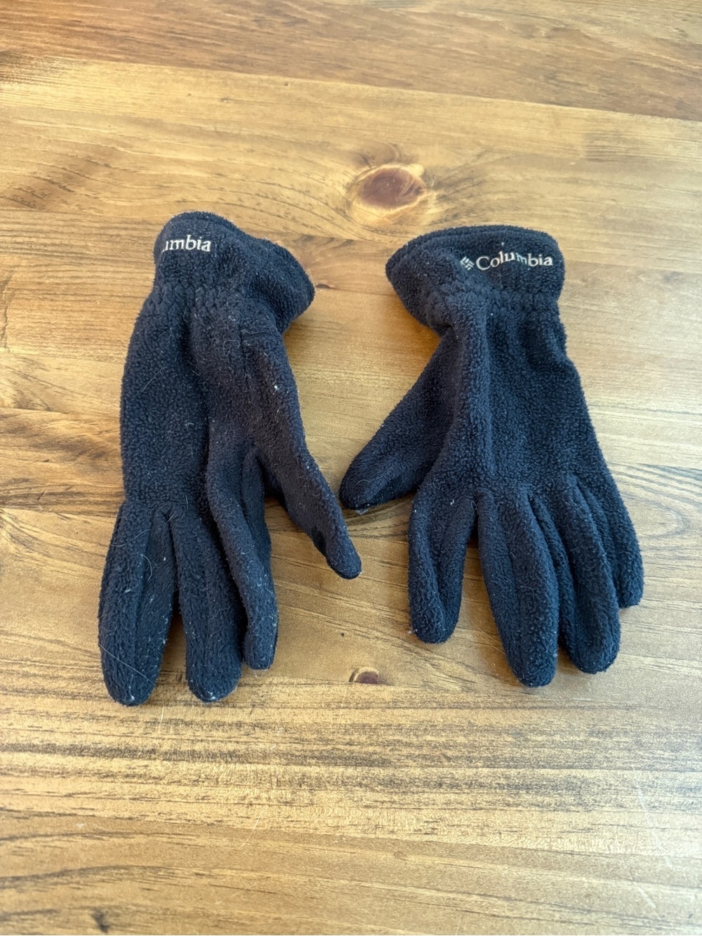 Columbia Black Fleece Winter Gloves size medium